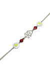 Snowflake, Daisy and Ladybug Model Silver Bracelet (NG201017463)