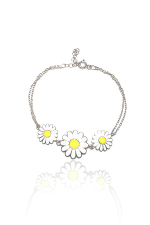 Daisy Model Sterling Silver Bracelet (NG201017468)