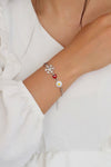 Snowflake and Ladybug Model Sterling Silver Bracelet (NG201019254)