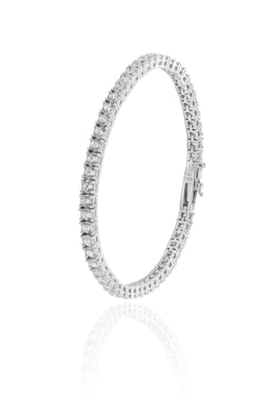 Elegance Handmade Silver Bracelet With Zircon (NG201021038)