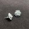Trefoil Model Filigree Handmade Silver Earrings (NG201013572)