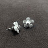 Daisy Model Filigree Handmade Silver Earrings (NG201013573)