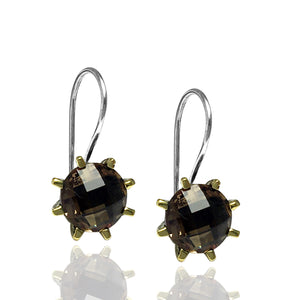 Round Model Silver Earrings With Zultanite (NG201015726)