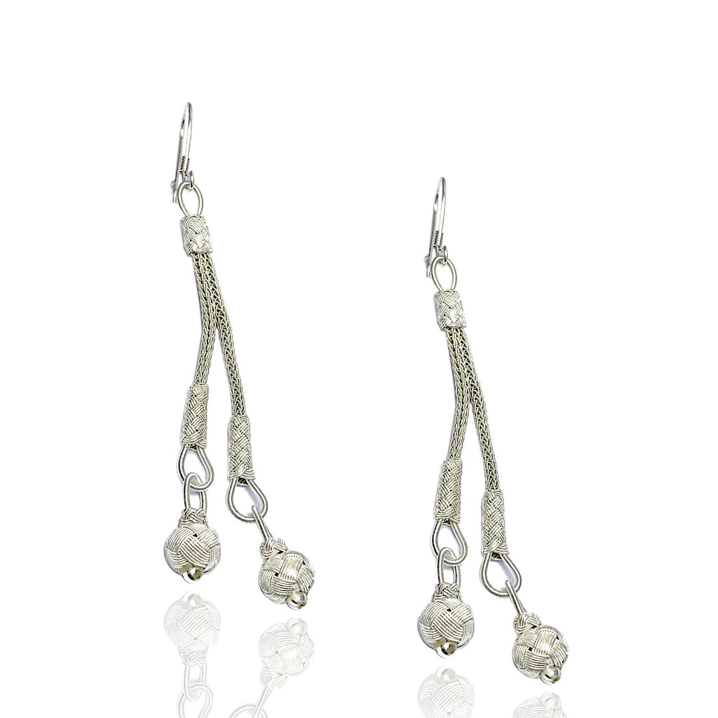 Kazaziye Earrings Jewelry Made of 1000 Sterling Silver (NG201017009)
