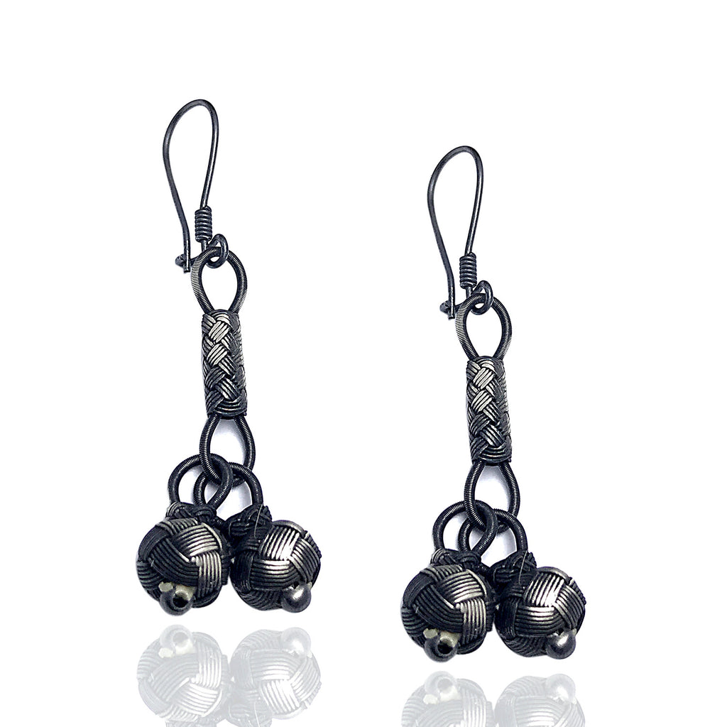 Kazaziye Earrings Jewelry Made of 1000 Sterling Silver (NG201017011)