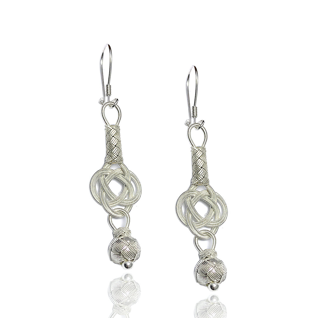 Kazaziye Earrings Jewelry Made of 1000 Sterling Silver (NG201017023)