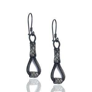 Kazaziye Earrings Jewelry Made of 1000 Sterling Silver (NG201017034)