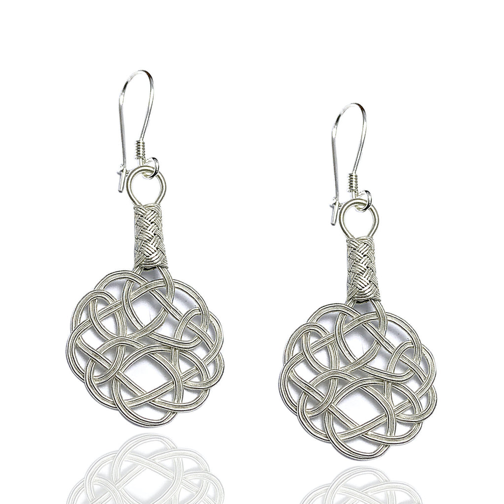Kazaziye Earrings Jewelry Made of 1000 Sterling Silver (NG201017039)
