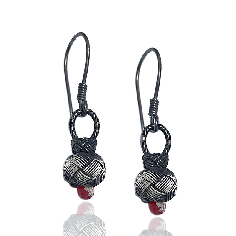 Kazaziye Earrings Jewelry Made of 1000 Sterling Silver (NG201017040)