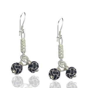 Kazaziye Earrings Jewelry Made of 1000 Sterling Silver (NG201017043)