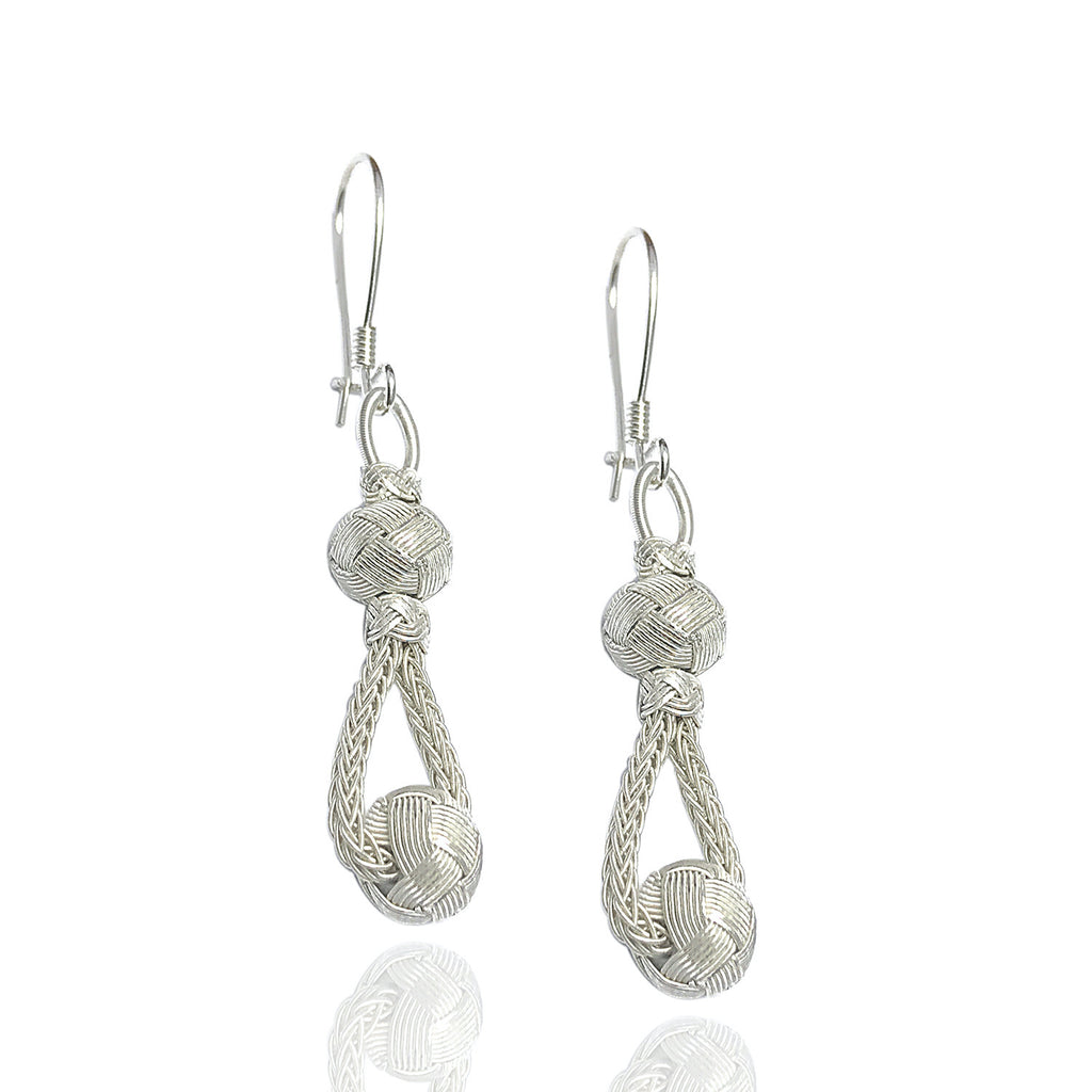 Kazaziye Earrings Jewelry Made of 1000 Sterling Silver (NG201017045)