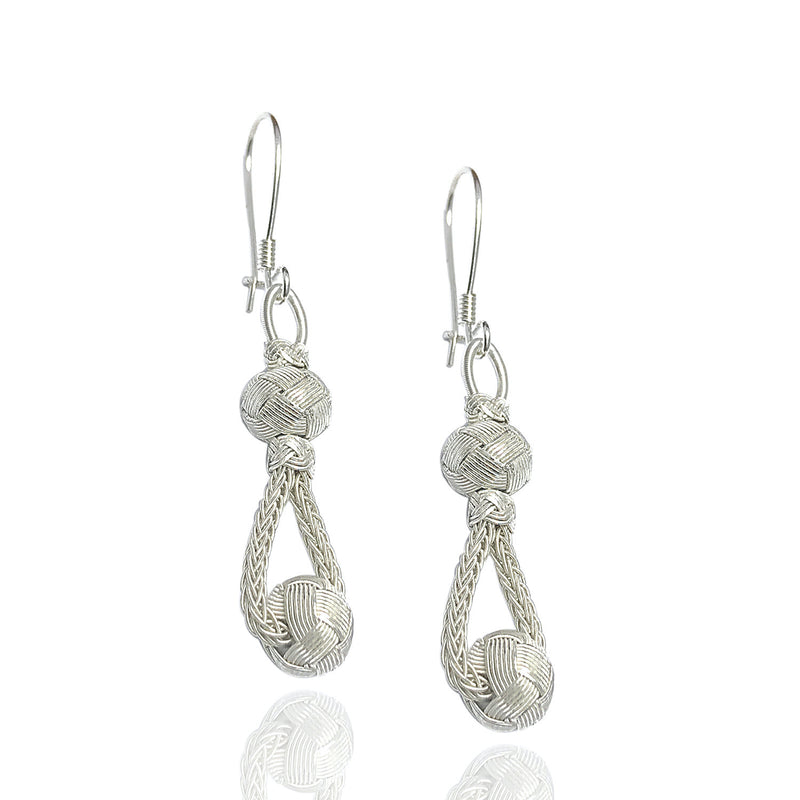 Kazaziye Earrings Jewelry Made of 1000 Sterling Silver (NG201017045)