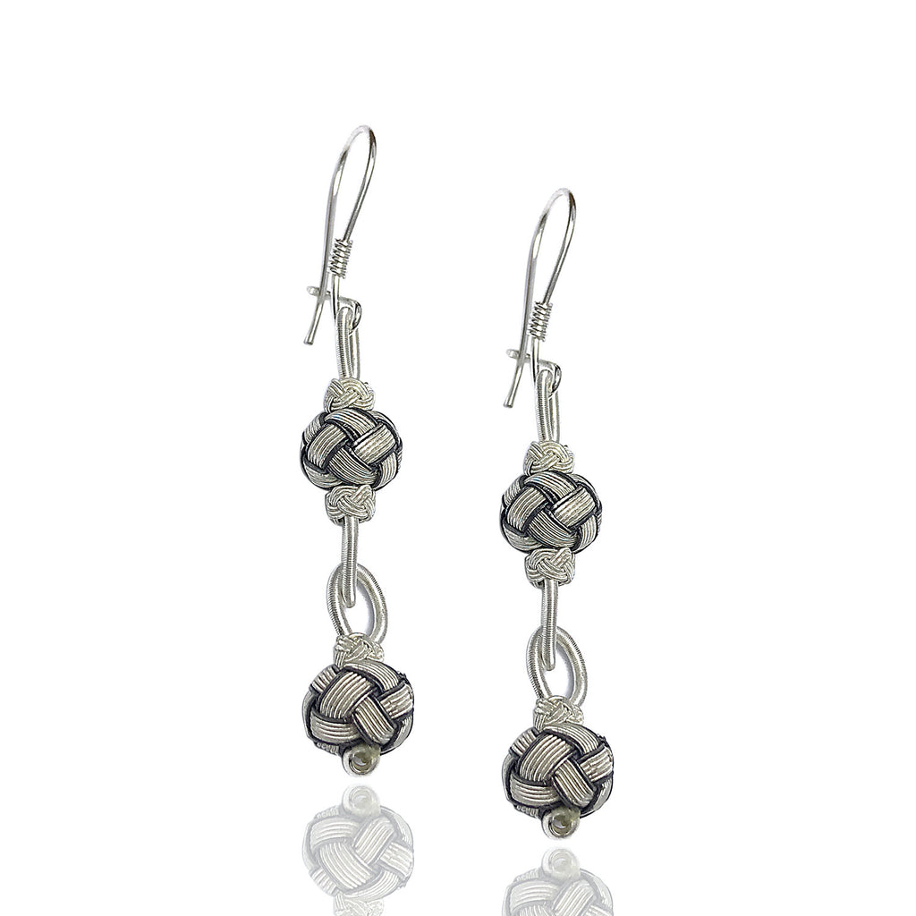 Kazaziye Earrings Jewelry Made of 1000 Sterling Silver (NG201017047)