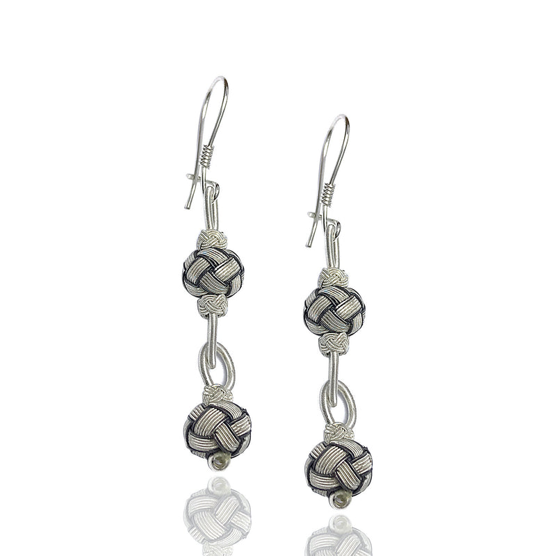 Kazaziye Earrings Jewelry Made of 1000 Sterling Silver (NG201017047)