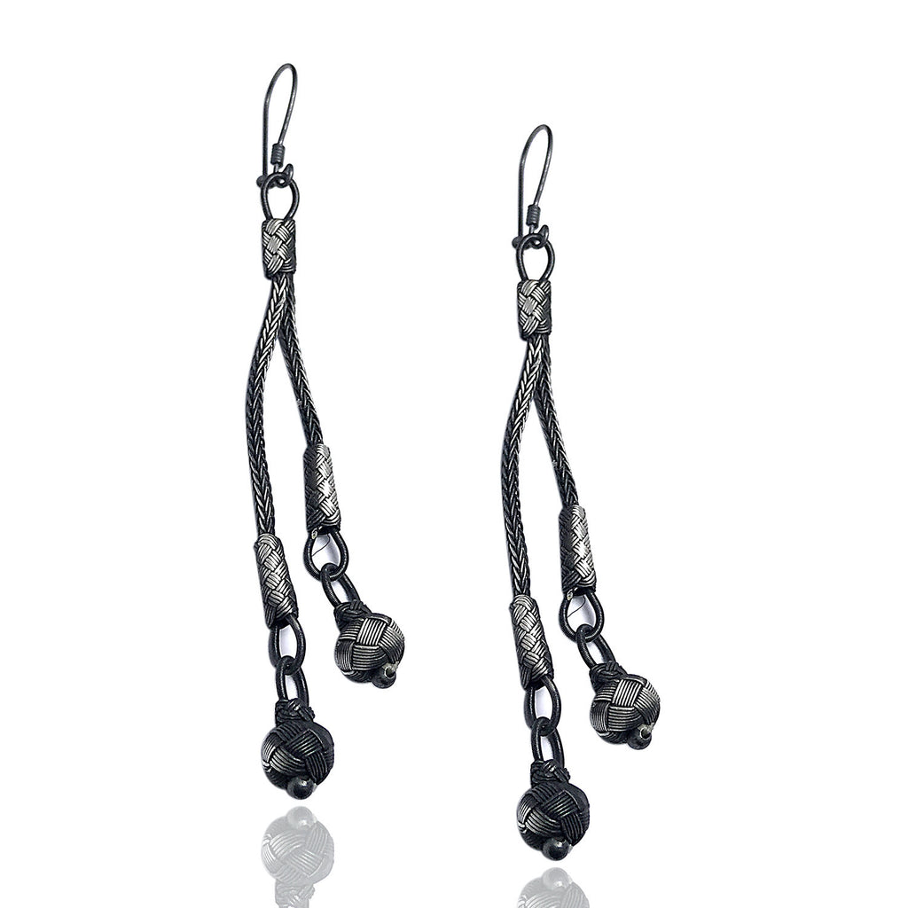 Kazaziye Earrings Jewelry Made of 1000 Sterling Silver (NG201017048)