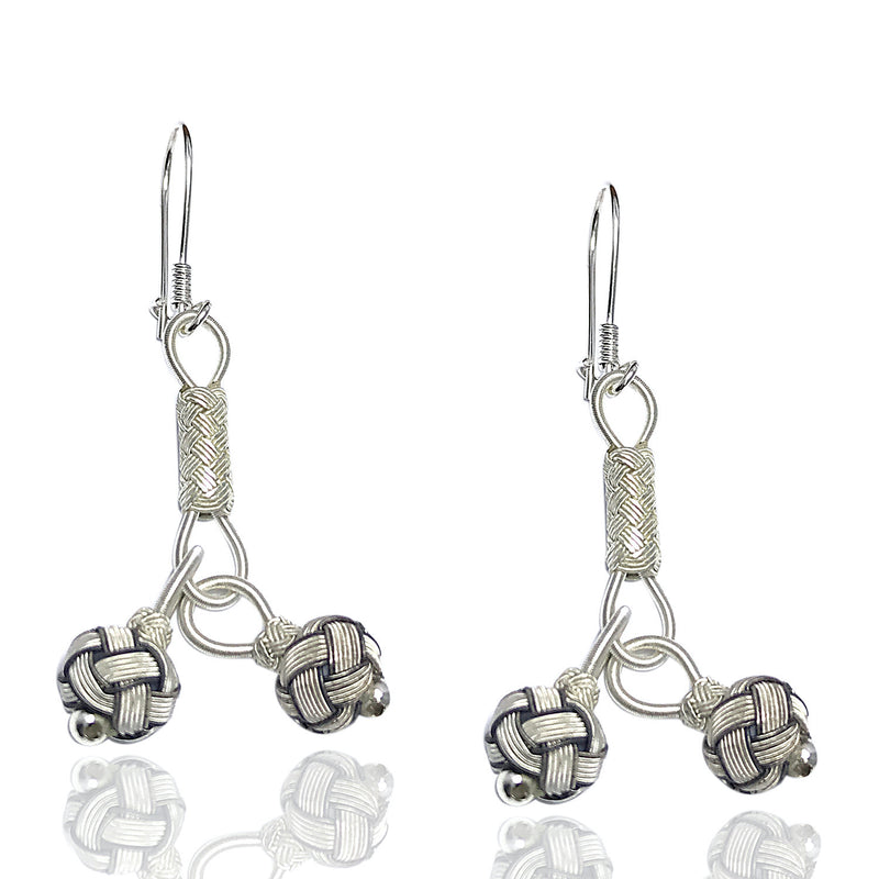 Kazaziye Earrings Jewelry Made of 1000 Sterling Silver (NG201017050)