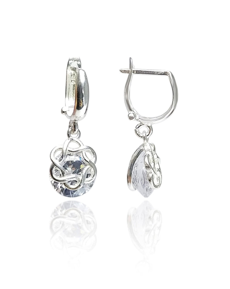 Authentic Sterling Silver Earrings With Zircon (NG201019032)