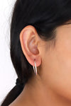 Hoop Model Sterling Silver Earrings (NG201019491)