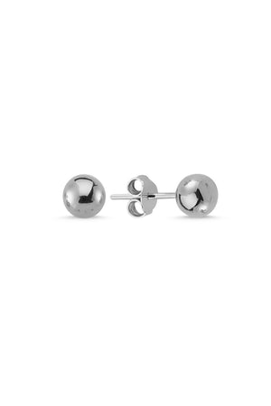 Ball Model Sterling Silver Earrings (NG201020198)