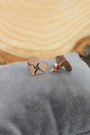 Heartbeat Model Sterling Silver Earrings (NG201020242)
