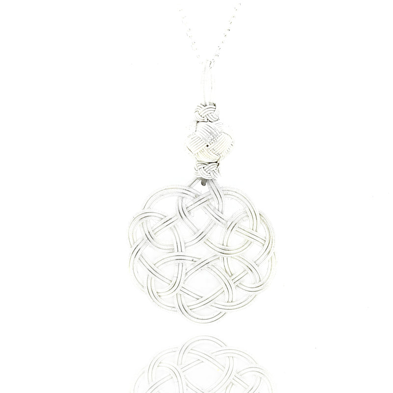 Kazaziye Model Authentic Handmade Silver Necklace (NG201017075)