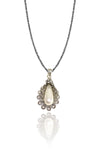 Lily Model Authentic Filigree Silver Necklace With Pearl (NG201018264)