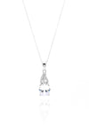 Authentic Handmade Silver Necklace With Zircon (NG201019520)