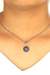 Enameled Model Mardin Straw Silver Necklace (NG201019582)