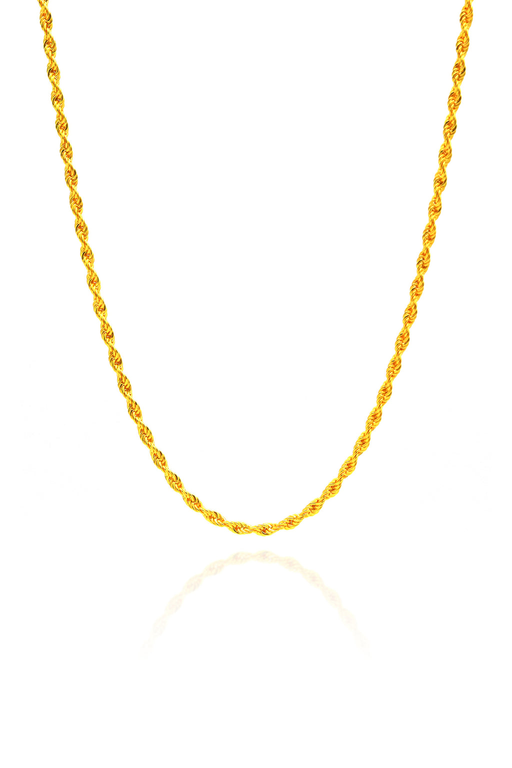 Gold Plated Auger Chain Silver Necklace (NG201019591)