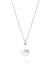 Authentic Sterling Silver Necklace With Pearl (NG201019791)