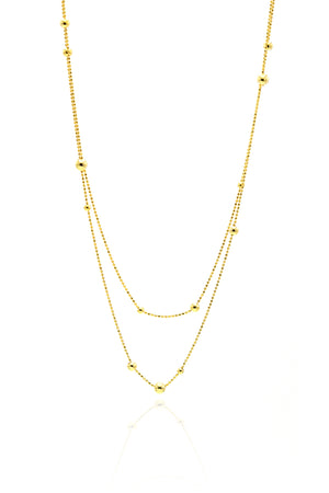 Dorika Model Gold Plated Silver Necklace (NG201019792)