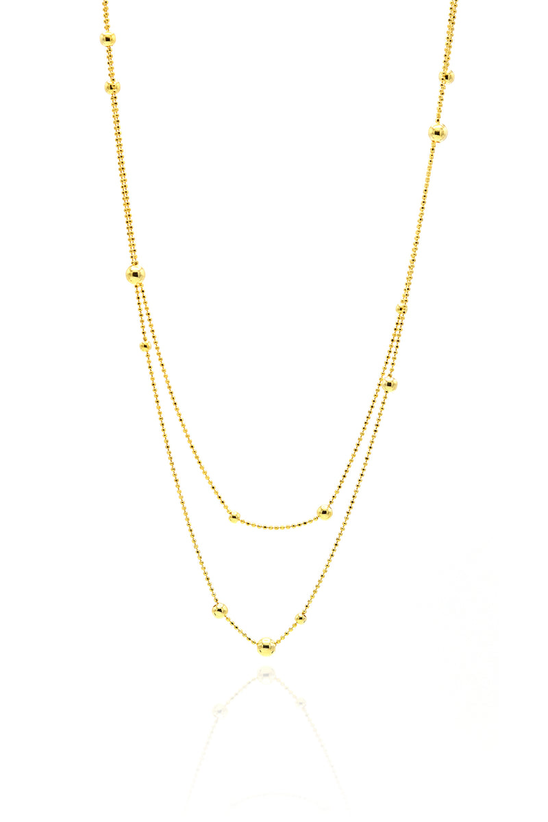 Dorika Model Gold Plated Silver Necklace (NG201019792)