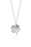 Trefoil Model Authentic Sterling Silver Necklace (NG201020214)