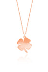 Trefoil Model Authentic Sterling Silver Necklace (NG201020214)