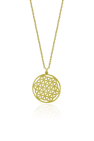 Life Flower Model Authentic Sterling Silver Necklace (NG201020215)