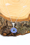 Enameled Model Mardin Straw Silver Necklace  (NG201020376)