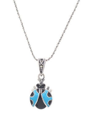Ladybird Model Sterling Silver Necklace (NG201021614)
