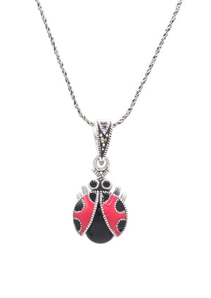 Ladybird Model Sterling Silver Necklace (NG201021615)