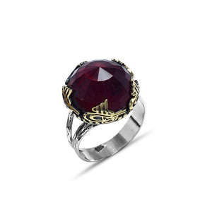 Authentic Handmade Silver Ring With Ruby (NG201015688)