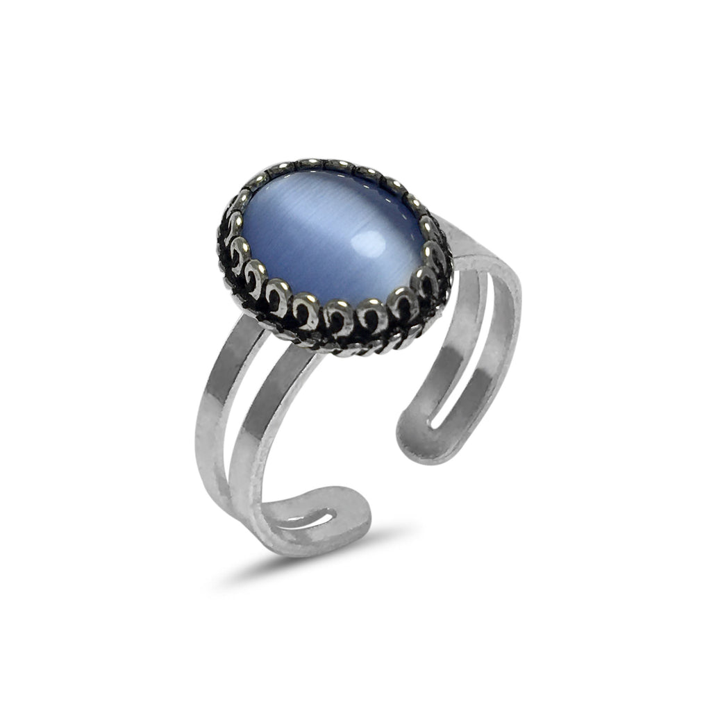 Mardin Straw Authentic Silver Ring With Quartz (NG201016215)