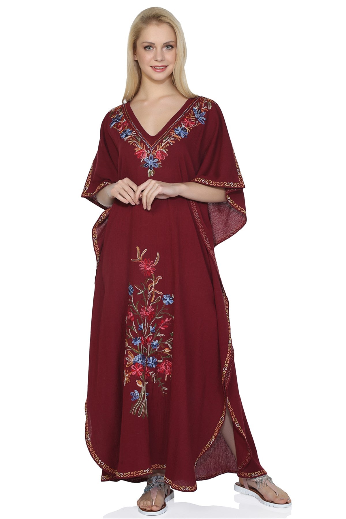 Cotton Gauze Dress (Tibet) - Women's Dresses - 65.00