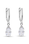Oval Model Silver Triple Jewelry Set With Zircon (NG201021908)