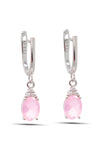 Oval Model Silver Triple Jewelry Set With Quartz (NG201021909)