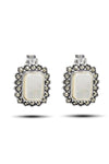 Rectangle Model Silver Triple Jewelry Set With Mother of Pearl (NG201021942)