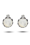 Round Model Silver Triple Jewelry Set With Mother of Pearl (NG201021943)
