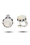 Round Model Silver Triple Jewelry Set With Mother of Pearl (NG201021943)
