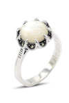 Round Model Silver Triple Jewelry Set With Mother of Pearl (NG201021943)