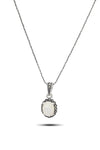 Oval Model Silver Triple Jewelry Set With Mother of Pearl (NG201021944)
