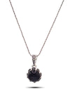 Round Model Silver Triple Jewelry Set With Onyx (NG201021952)
