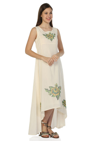 Cotton Gauze Dress - Sleeveless (Sila)